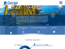 Tablet Screenshot of groupe-gorge.com